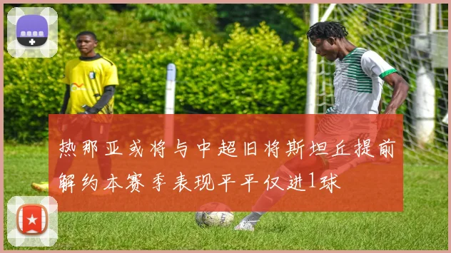 热那亚或将与中超旧将斯坦丘提前解约本赛季表现平平仅进1球
